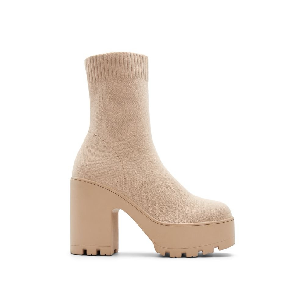 Call it Spring VEGAN NATHALI - Platform ankle boots - beige